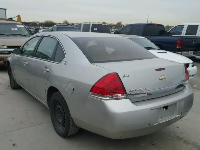 2G1WB58K981294207 - 2008 CHEVROLET IMPALA LS SILVER photo 3