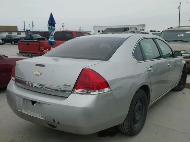 2G1WB58K981294207 - 2008 CHEVROLET IMPALA LS SILVER photo 4