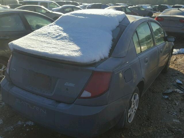 1G8AJ52F94Z220376 - 2004 SATURN ION LEVEL GRAY photo 4
