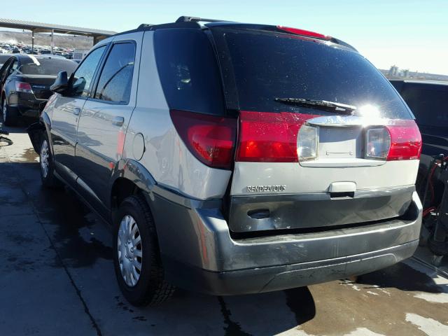 3G5DB03E64S547413 - 2004 BUICK RENDEZVOUS BEIGE photo 3