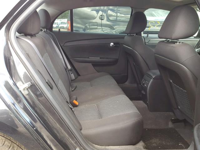 1G1ZC5E05CF213749 - 2012 CHEVROLET MALIBU 1LT BLACK photo 6