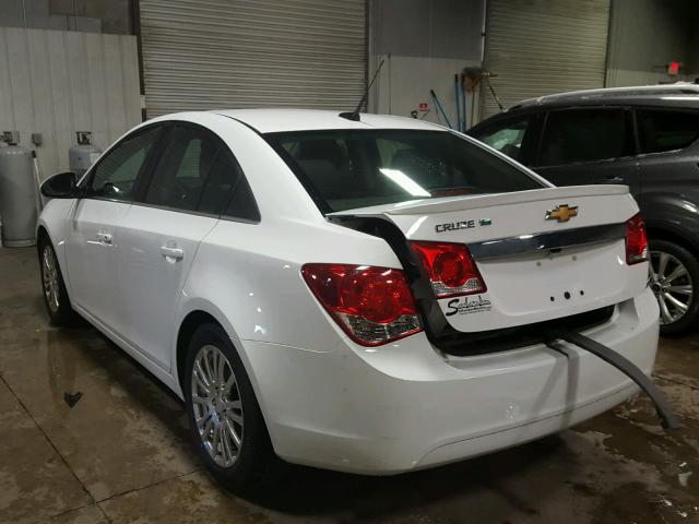 1G1PH5SB7D7250554 - 2013 CHEVROLET CRUZE ECO WHITE photo 3