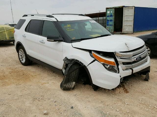 1FM5K7D85FGC23946 - 2015 FORD EXPLORER X WHITE photo 1