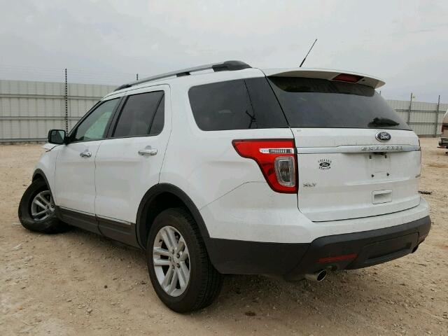 1FM5K7D85FGC23946 - 2015 FORD EXPLORER X WHITE photo 3