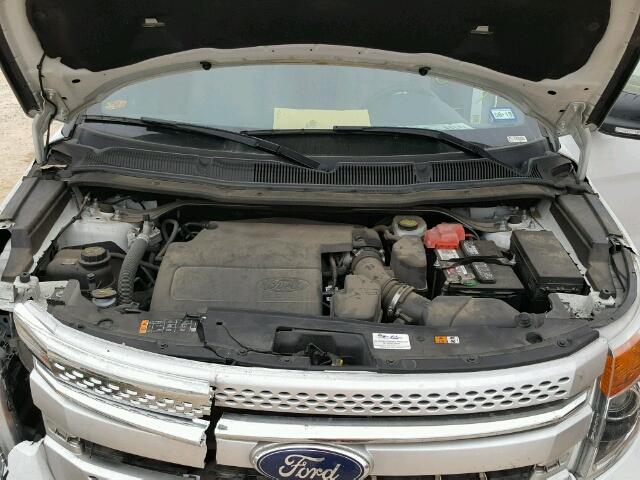 1FM5K7D85FGC23946 - 2015 FORD EXPLORER X WHITE photo 7