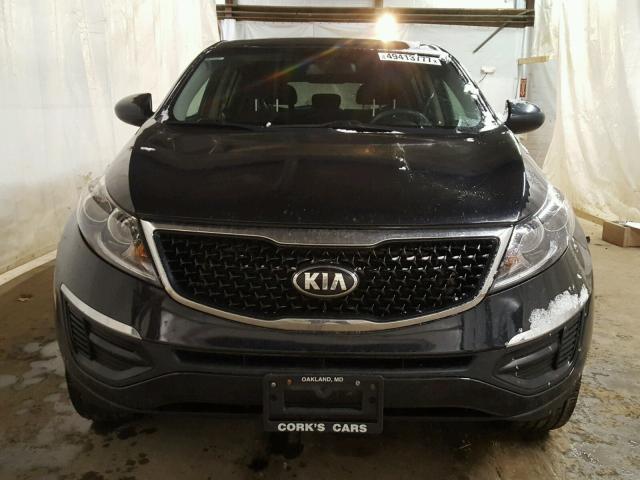 KNDPBCAC0E7552163 - 2014 KIA SPORTAGE L BLACK photo 9