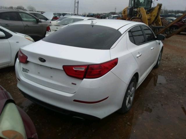 5XXGM4A76EG322959 - 2014 KIA OPTIMA LX WHITE photo 3