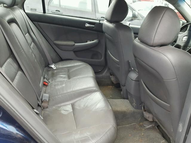 1HGCM66534A044115 - 2004 HONDA ACCORD EX BLUE photo 6