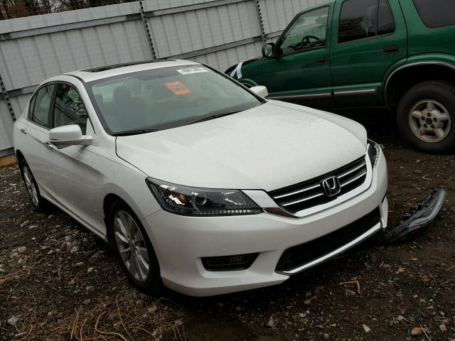 1HGCR2F71EA046118 - 2014 HONDA ACCORD EX WHITE photo 1