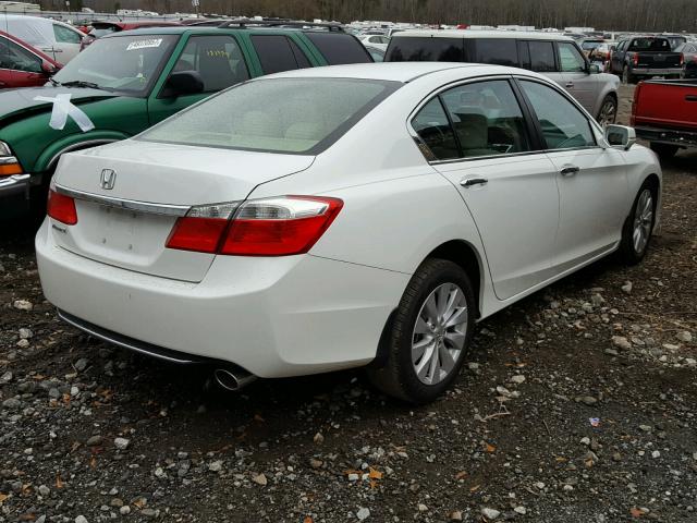 1HGCR2F71EA046118 - 2014 HONDA ACCORD EX WHITE photo 4