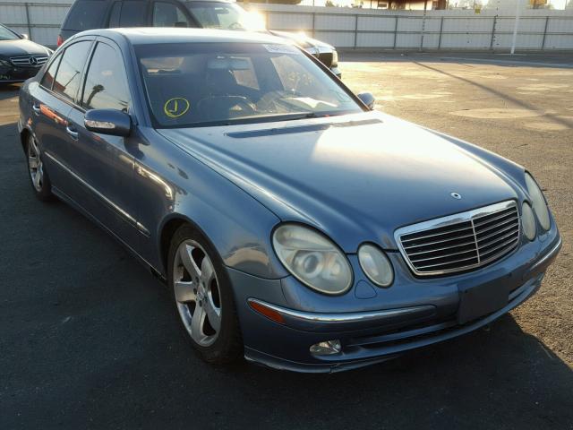 WDBUF70J03A332194 - 2003 MERCEDES-BENZ E 500 BLUE photo 1