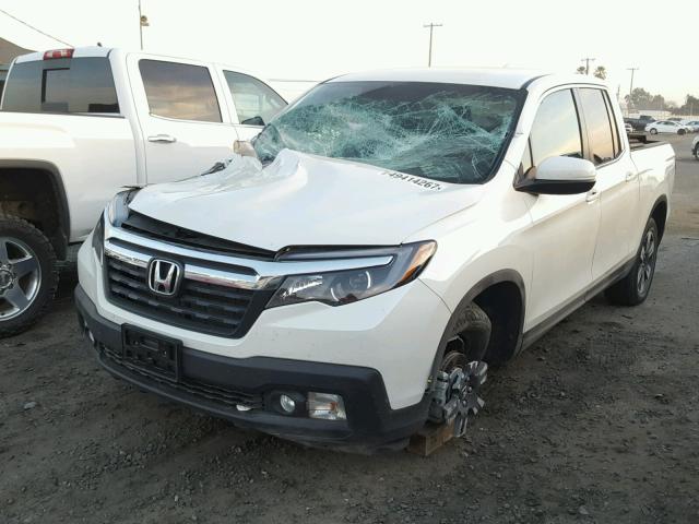 5FPYK3F68HB037022 - 2017 HONDA RIDGELINE WHITE photo 2