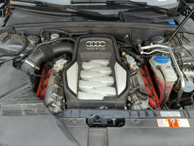 WAURV78T68A020370 - 2008 AUDI S5 QUATTRO GRAY photo 6