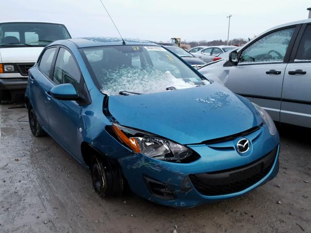 JM1DE1HZ5B0129432 - 2011 MAZDA MAZDA2 BLUE photo 1