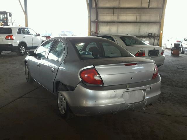 1B3ES46C51D230783 - 2001 DODGE NEON SE GRAY photo 3