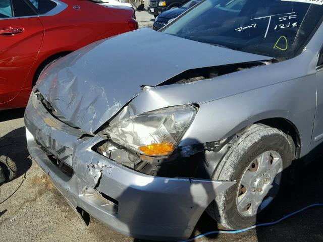 3HGCM56457G706235 - 2007 HONDA ACCORD LX SILVER photo 9