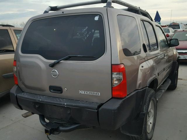 5N1ED28TX3C654023 - 2003 NISSAN XTERRA XE TAN photo 4