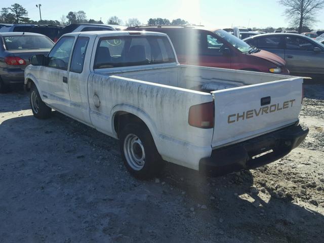 1GCCS195428176307 - 2002 CHEVROLET S TRUCK S1 WHITE photo 3