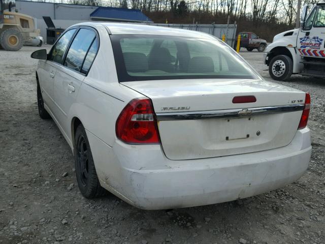 1G1ZT58N47F108133 - 2007 CHEVROLET MALIBU LT WHITE photo 3