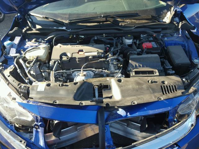 19XFC2F51HE000009 - 2017 HONDA CIVIC LX BLUE photo 7