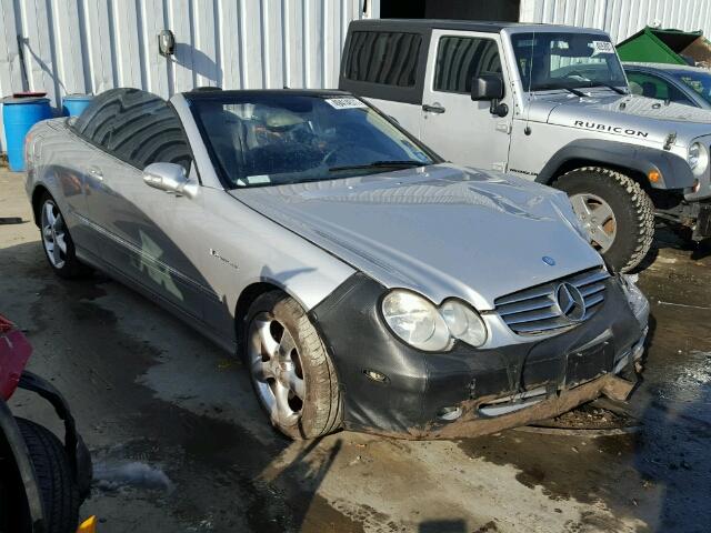 WDBTK65G15T039684 - 2005 MERCEDES-BENZ CLK 320 SILVER photo 1