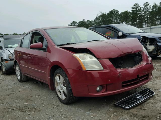 3N1AB61E48L747386 - 2008 NISSAN SENTRA 2.0 BURGUNDY photo 1