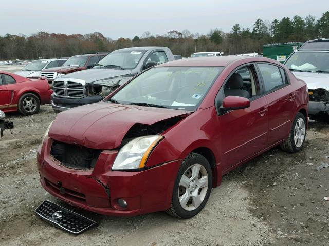 3N1AB61E48L747386 - 2008 NISSAN SENTRA 2.0 BURGUNDY photo 2