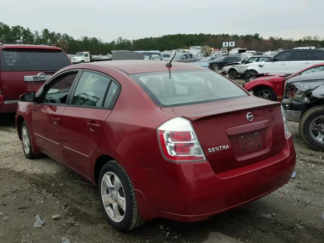 3N1AB61E48L747386 - 2008 NISSAN SENTRA 2.0 BURGUNDY photo 3