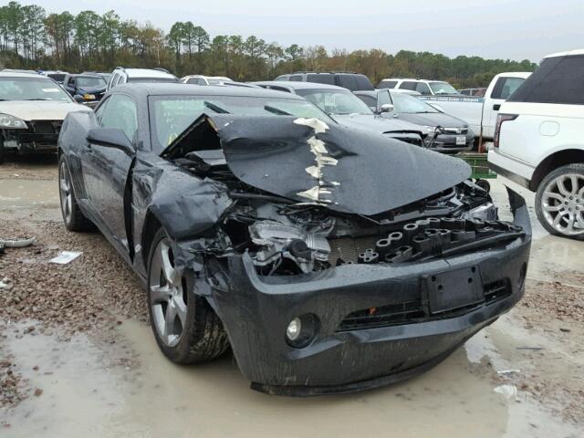 2G1FC1E34D9178640 - 2013 CHEVROLET CAMARO LT GRAY photo 1