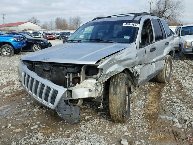 1J4GW48S44C380260 - 2004 JEEP GRAND CHER GRAY photo 2