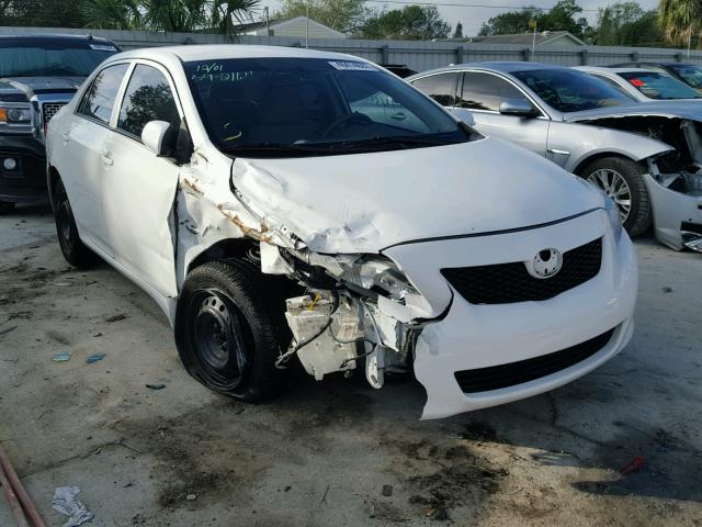 1NXBU4EE8AZ327244 - 2010 TOYOTA COROLLA BA WHITE photo 1