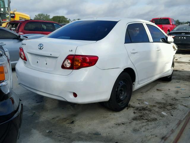 1NXBU4EE8AZ327244 - 2010 TOYOTA COROLLA BA WHITE photo 4