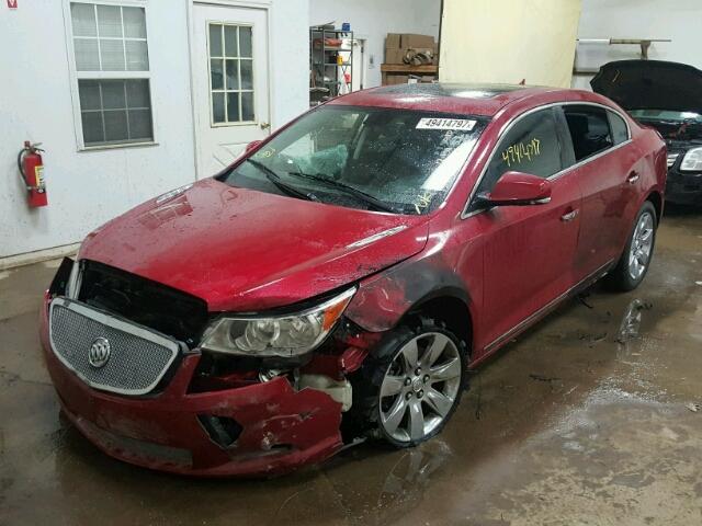 1G4GD5E37CF367381 - 2012 BUICK LACROSSE P MAROON photo 2