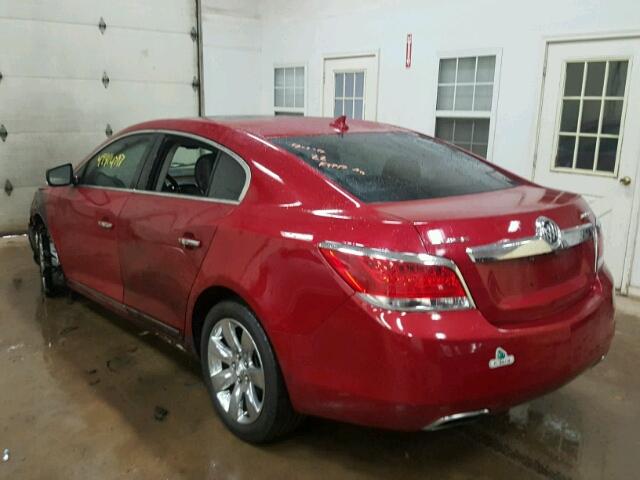 1G4GD5E37CF367381 - 2012 BUICK LACROSSE P MAROON photo 3