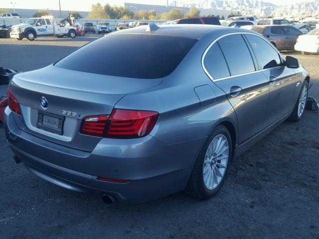 WBAFR7C57CC810788 - 2012 BMW 535 I GRAY photo 4