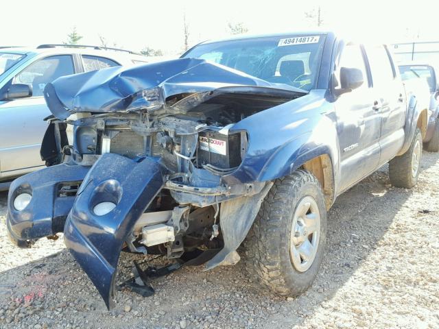 5TELU42N76Z181043 - 2006 TOYOTA TACOMA DOU BLUE photo 2