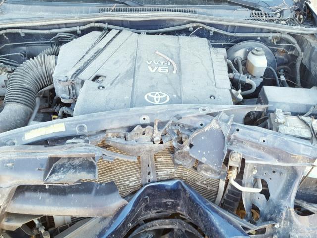 5TELU42N76Z181043 - 2006 TOYOTA TACOMA DOU BLUE photo 7