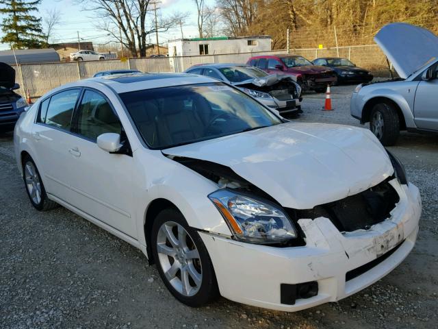 1N4BA41E98C812310 - 2008 NISSAN MAXIMA SE WHITE photo 1