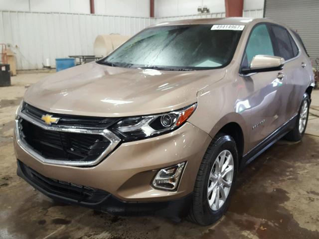 3GNAXJEV6JL107642 - 2018 CHEVROLET EQUINOX LT GOLD photo 2