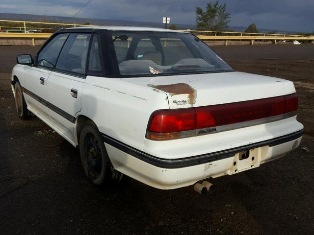 JF1BC6332PG605718 - 1993 SUBARU LEGACY L WHITE photo 3