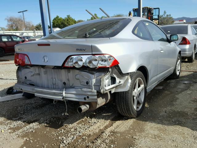 JH4DC54894S003851 - 2004 ACURA RSX SILVER photo 4