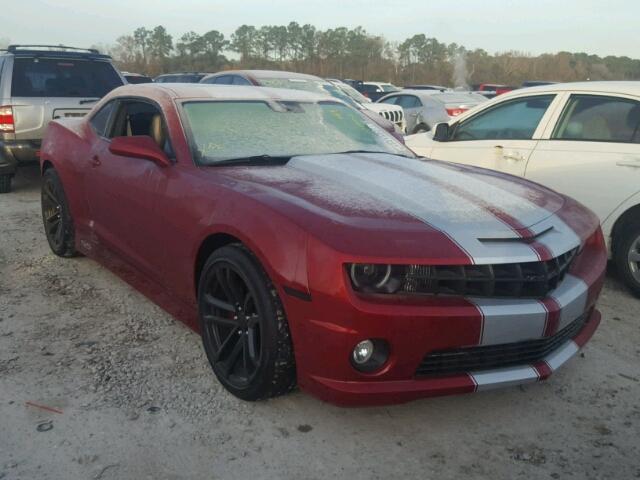 2G1FK1EJ8A9129924 - 2010 CHEVROLET CAMARO SS MAROON photo 1