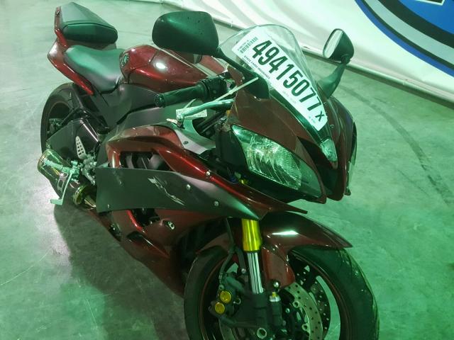 JYARJ12E37A011450 - 2007 YAMAHA YZFR6 L MAROON photo 9