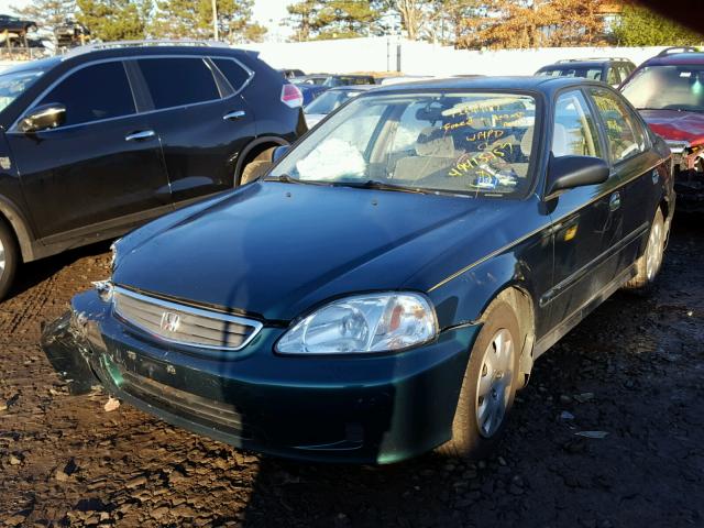 2HGEJ6619YH560825 - 2000 HONDA CIVIC BASE GREEN photo 2