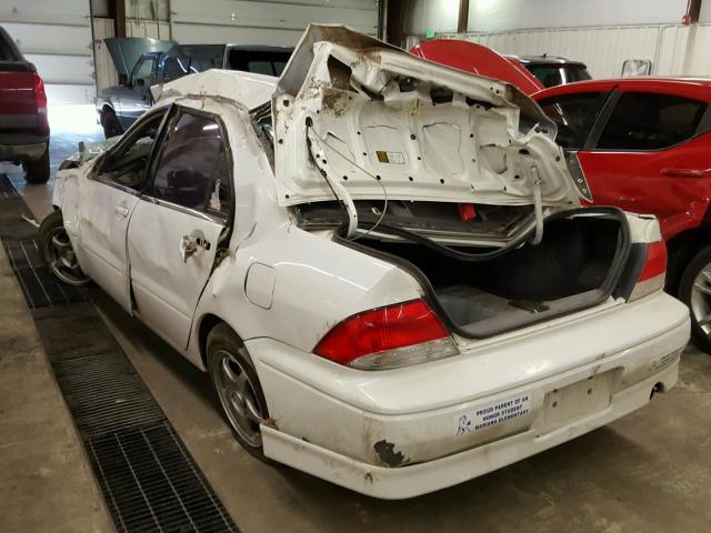 JA3AJ86E12U080390 - 2002 MITSUBISHI LANCER OZ WHITE photo 3