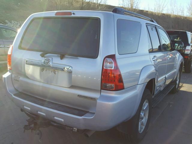 JTEZU14RX68058620 - 2006 TOYOTA 4RUNNER SR SILVER photo 4