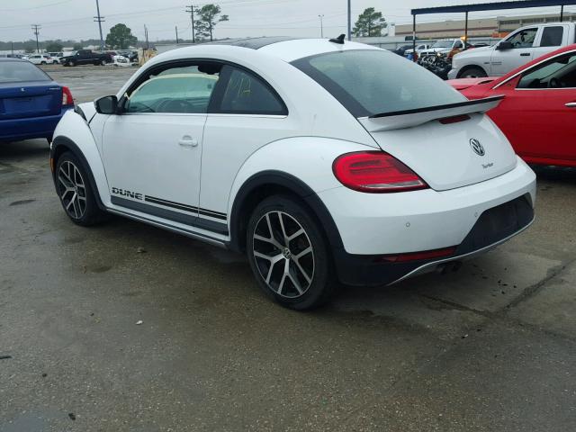 3VWS07AT2GM622131 - 2016 VOLKSWAGEN BEETLE DUN WHITE photo 3