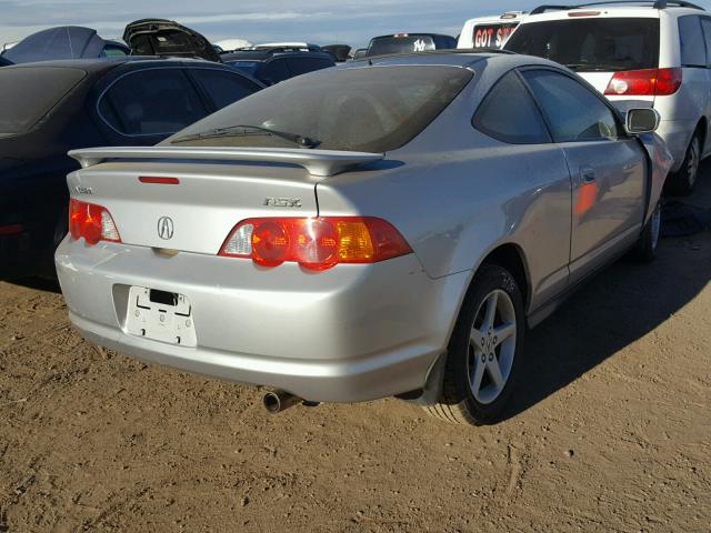 JH4DC54803S003977 - 2003 ACURA RSX SILVER photo 4