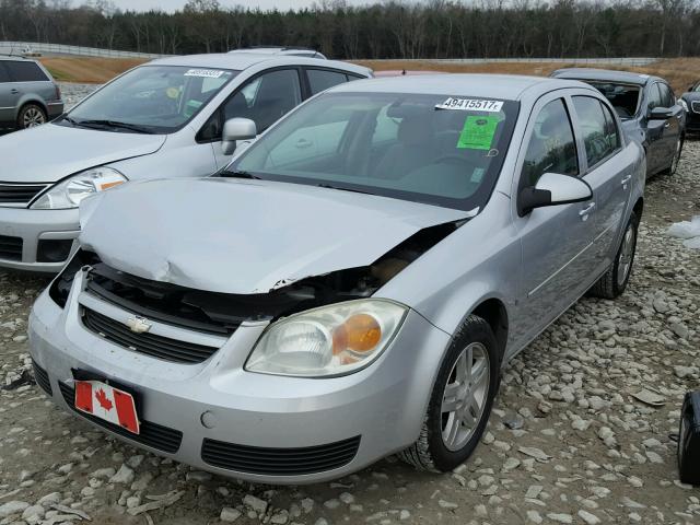 1G1AL55FX67836431 - 2006 CHEVROLET COBALT LT SILVER photo 2