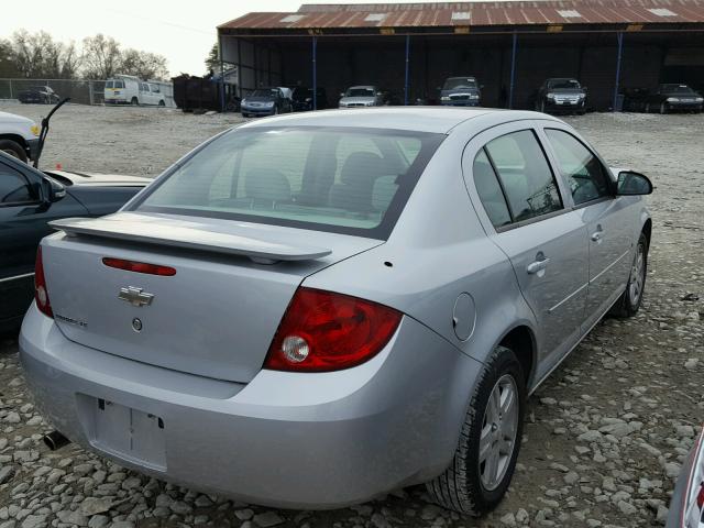 1G1AL55FX67836431 - 2006 CHEVROLET COBALT LT SILVER photo 4